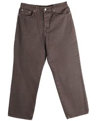 Stussy - Big Ol Washed Canvas Jean 116618 Brow" - Lyst