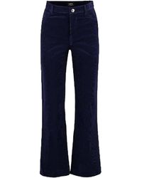 A.P.C. - Flare Corduroy Pants Coebyf09134 Iaj" - Lyst