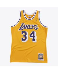 Mitchell & Ness - Nba Authentic Jersey Lakers 1996 Shaquille O'Neal "Light" Ajy4Ac18066 Lalltgd96Son" - Lyst