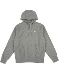 Nike - Club Fleece Pullover Hoodie "Dark Heather" Fn3859 063" - Lyst
