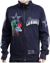 Pro Standard - Dallas Cowboys Home Town Midnight Track Jacket Fdc641843 Mdn" - Lyst