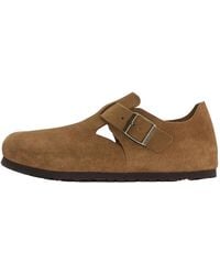 Birkenstock - London Suede Leather "Mink - Lyst