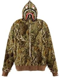 SAINT Mxxxxxx - Zip Up Hoodie "Bape Shark" Sm Hr1 0000 C38" - Lyst