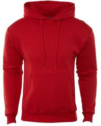 Champion - 50/50 Double Dry Action Fleece Pullover Hoodie "Scarlet S2402 V" - Lyst