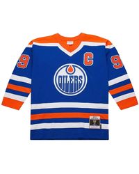 Mitchell & Ness - Nhl Wayne Gretzky Dark Jersey "1986 Edmonton Oilers - Lyst