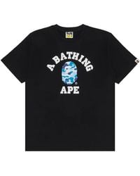 A Bathing Ape - Abc Camo College T-Shirt 1J30 110 005" - Lyst
