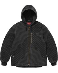Supreme - Flag Quilted Hooded Work Jacket "Ss26 - Lyst