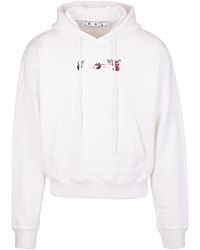 Off-White c/o Virgil Abloh - Arrow Logo-Print Pullover Hoodie "Fuchsia" Ombb037F21Fle0150132" - Lyst