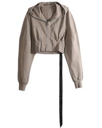 Rick Owens - Collage Gimp Hoodie "Dust" Ds02F6233 Rig 34" - Lyst