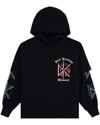 Pleasures - Dead Kennedys Layered Pullover Hoodie P26Fdk002" - Lyst
