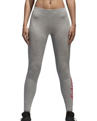 adidas - Essentials Linear Tights Legging "Heather" Cf8872" - Lyst