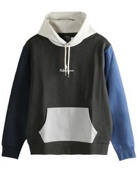 Polo Ralph Lauren - Long Sleeve Logo Color Block Double-Knit Hoodie "Dark Charcoal Heather Multi" 710981373002" - Lyst