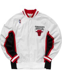 Mitchell & Ness - Nba Authentic Warm Up Jacket "1996 Chicago Bulls - Lyst