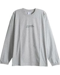 Vetements - My World Long-Sleeve T-Shirt Mh27Ls265G" - Lyst