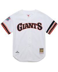Mitchell & Ness - Home World Series Jersey "Mlb Giants 1989 Willie Clark" Ajy1Gs18025 Sfgwhit89Wcl" - Lyst