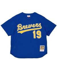 Mitchell & Ness - Authentic Bp Jersey "Mlb Brewers 1991 Robin Yount" Abpj3011 Mbr91Ryoroya" - Lyst