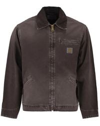 Carhartt - Og Detroit Jacket "Tobacco Destroy Wash" I035280 3Tw17" - Lyst