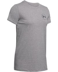 Under Armour - Freedom Banner T-Shirt "Steel Light Heather 1352160 035" - Lyst