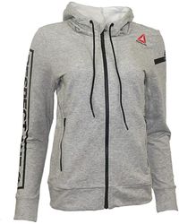 Reebok - Ufc Fan Full Zip Hoodie "Mid Heather" Ap6839" - Lyst