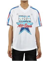 Mitchell & Ness - Nba Mesh V-Neck T-Shirt "1991 All-Star Game - Lyst