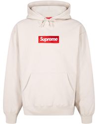 Supreme - Box Logo Hooded Sweatshirt "Fw24 Stone" Su932" - Lyst