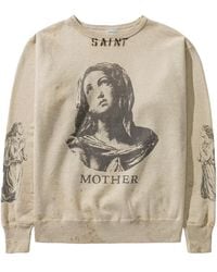 SAINT Mxxxxxx - Mother Crewneck Sweatshirt Sm A22 0000 017" - Lyst