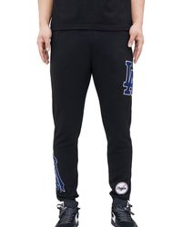 Pro Standard - Mlb Los Angeles Dodgers Logo Joggers Blk Sweatpants Lld431602 Blk" - Lyst