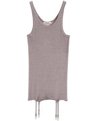 Lemaire - Seamless Rib Tank Top "Misty Mauv" To1367 Lk1017 Pu813" - Lyst