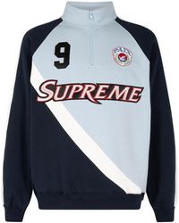 Supreme - Equipé Half Zip Sweatshirt "Ss24" Su380" - Lyst