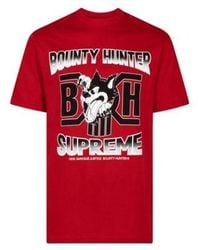 Supreme - Bounty Hunter Wolf T-shirt "red" - Lyst