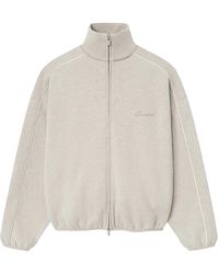 Fear Of God - Modern Fit Fleece Track Jacket "Heather Stone/Cloud" 202Sp256892F" - Lyst