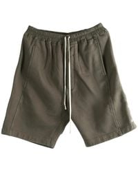 Rick Owens - Wide Pusher Shorts "Milk" Du01F4373 Cvs 51" - Lyst