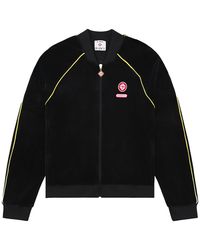 CASABLANCA - Gradient Piping Velour Track Jacket Aw25 Jtp 421 01" - Lyst