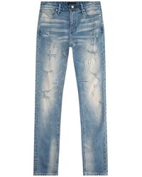 RTA - Bryant Light Wash Distressed Denim Mf24D830 B1205Lwdis" - Lyst