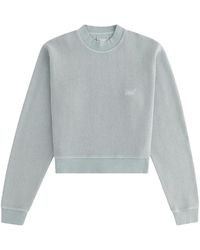 Kith - Haylen Cropped French Terry Crewneck "Dark" Khw030196 333" - Lyst