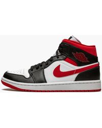 Nike - Air 1 Mid "metallic Red" Shoes - Lyst