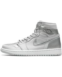 Nike - Air 1 Mid Se "Metallic" Shoes - Lyst