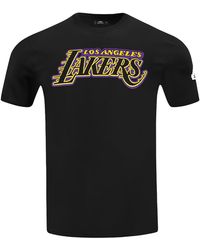 Pro Standard - Los Angeles Lakers Classic Chenille T-Shirt Bll1516558 Blk" - Lyst