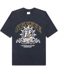 Rhude - Geneve T-Shirt "Vintage" Rhss24Tt060126100610" - Lyst