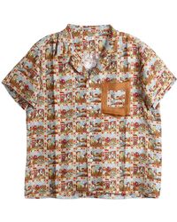 Bode - Cowboy Comic Short-Sleeve Shirt Mrf26Sh006 Multi" - Lyst
