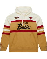 Mitchell & Ness - Nba Head Coach Hoodie Bulls "Tan-Cream" Th6293 Cbutncr" - Lyst