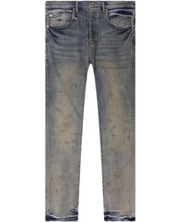 Purple Brand - Oil Repair Slim Straight Jeans P005 Iors123" - Lyst