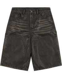 Boredom Kills - Leather Shorts Bk036" - Lyst