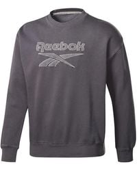 Reebok - Classics Premium Vector Crew Sweatshirt Ft7406" - Lyst