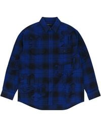 Purple Brand - Plaid Flannel Long-Sleeve Shirt P331 Pfmb125" - Lyst
