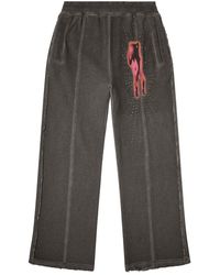 DIESEL - Treated Cotton Fleece Sweatpants A199580Dccd9Cba" - Lyst