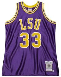 Mitchell & Ness - Dark Jersey "Ncaa Lsu 1990 Shaquille O'Neal" Ajy55328 Lsu90Sonpurp" - Lyst