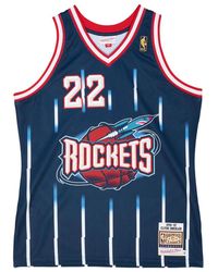 Mitchell & Ness - Authentic Road Jersey "Nba Houston Rockets 96 Clyde Drexler" Ajy4Gs18086 Hronavy96Cdr" - Lyst