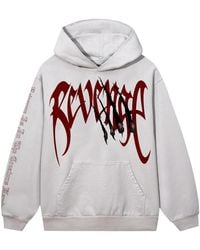 REVENGE - Arch Logo Claw Hoodie "Cement Rev0137" - Lyst