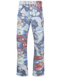 Amiri - Aloha Boro Distressed Jeans "Stone Multi" Pf23Mdf0300 765" - Lyst